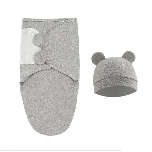 Baby Swaddle & Beanie Set